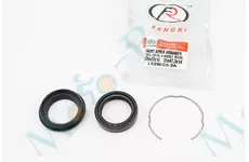 Loncin- LX250GS-2A Сальник передніх амортизаторів 35*47*10 + сальник-пильник 35*47,3*14 + скоба, к-кт