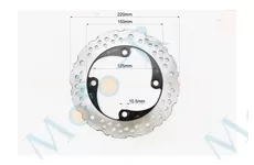Loncin- JL200-68A Диск гальмівний задній
