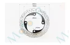 Loncin- JL200-68A Диск гальмівний задній