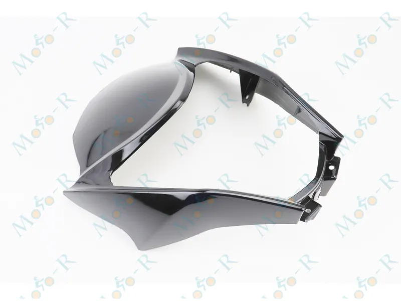 Фото 2 - Loncin LX200GY-3 пластик - обтічник фари, ЧОРНИЙ