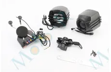 АУДІО-блок з утримувачем телефону (МРЗ-USB/SD, FM-радіо) + колонки 2шт