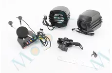 АУДІО-блок з утримувачем телефону (МРЗ-USB/SD, FM-радіо) + колонки 2шт