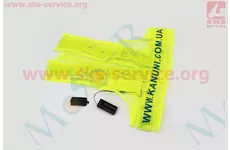 Жилет безпеки світловідбивна сітка LED, M (50*48см)