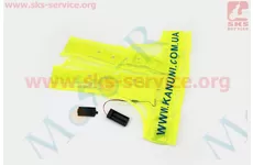 Жилет безпеки світловідбивна сітка LED, L (54*52см)