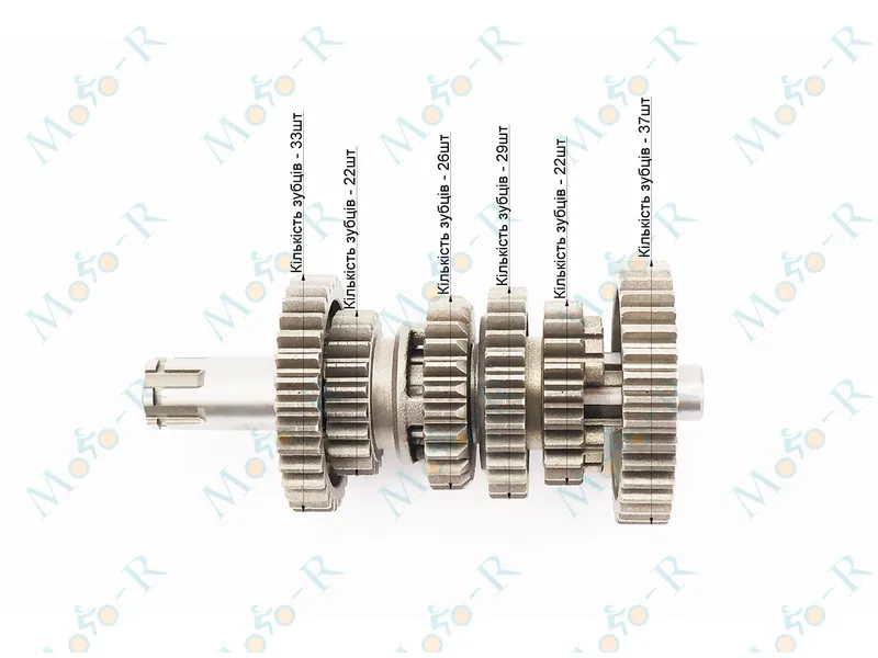 Фото 4 - Loncin JL200-68A Коробка передач (два вали з шестернями) СВВ-200cc