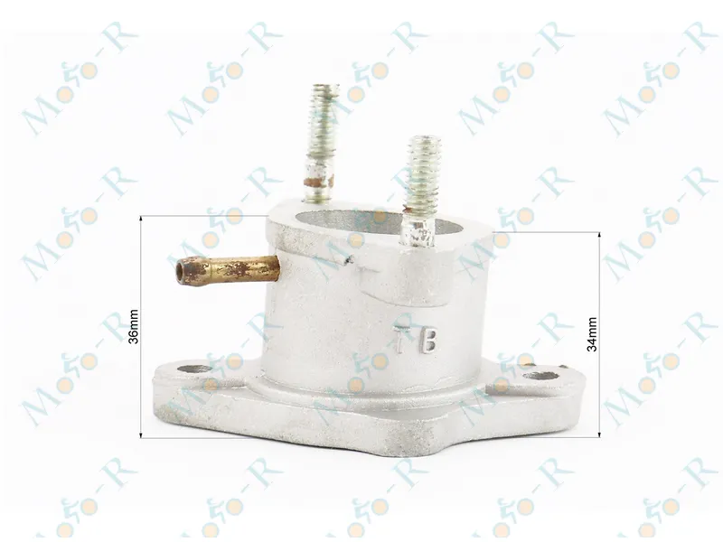 Фото 6 - Kinlon JL150-70C Патрубок карбюратора (метал)