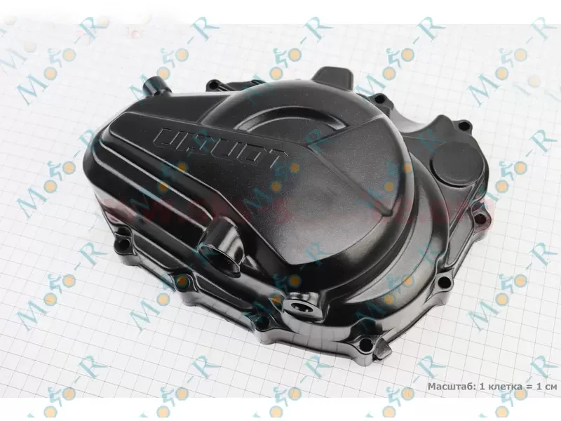 Фото 3 - Loncin- JL200-68A Крышка двигателя правая CBВ-200сс, ЧЕРНЫЙ