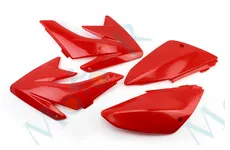  ПІТБАЙК Honda CRF70/KAYO CRAZY CAT 140cc/GEON X-PIT пластик к-кт 7од деталей. ЧЕРВОНИЙ