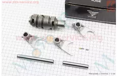 Loncin- LX300-6H 300AC Вал КПП + вилка перемикання передач до-кт 3шт + вал 2шт