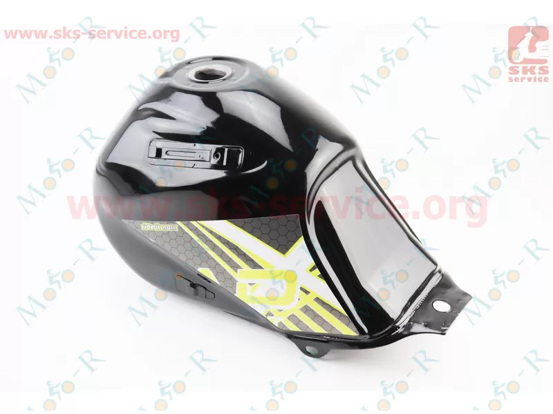 Фото 3 - X-Road Light 200-250 Бак паливний, ЧОРНИЙ з жовтим малюнком