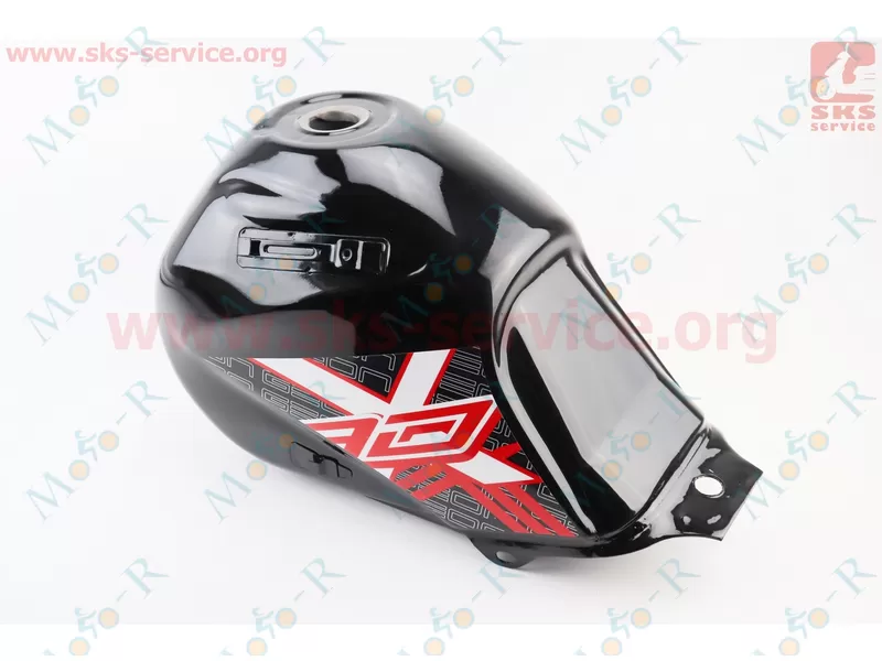 Фото 3 - X-Road Light 200-250 Бак топливный, ЧЕРНЫЙ с красным рисунком