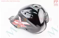 X-Road Light 200-250 Бак паливний, ЧОРНИЙ з червоним малюнком