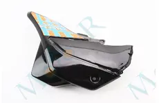 X-Road Light 200-250 пластик - бічний передній лівий, ЧОРНИЙ з оранжевим малюнком