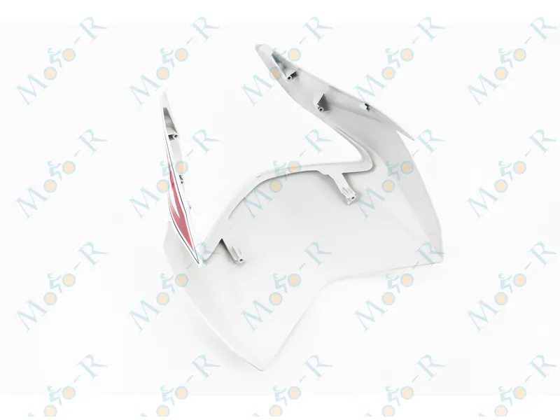 Фото 3 - X-Road Light 200-250 пластик - обтекатель фары, БЕЛЫЙ с красным рисунком
