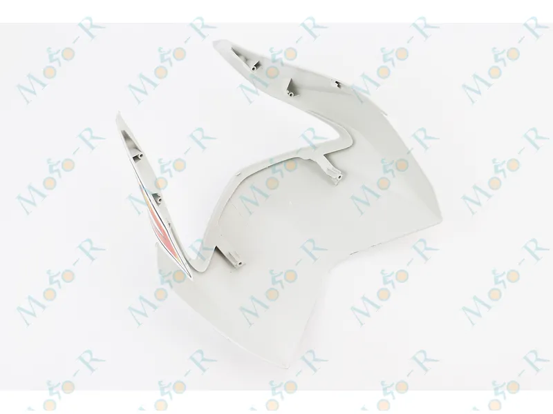 Фото 3 - X-Road Light 200-250 пластик - обтекатель фары, БЕЛЫЙ с оранжевым рисунком, тип 2