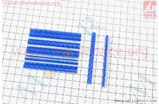 Светоотражатели на спицы 5х75мм, 12шт к-кт, синие JY-1201