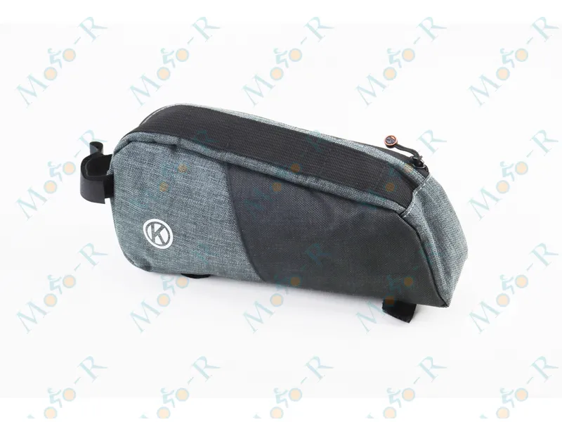 Фото 2 - Сумка на раму 250х110х60мм, кріп. на липучці, сіро-чорна