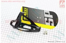 Фляготримач пластико-нейлоновий, кріп. на раму, чорний SBC-042