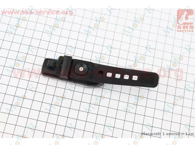 Фото 3 - Фонарь передний 12 диодов 120 lumen, Li-ion 3.7V 300mAh зарядка от USB, влагозащитный, ZH1608