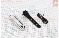 Ліхтар задній 60 lumen, Li-ion 3.7V 700mAh зарядка від USB, вологозахисний, JY-6085C