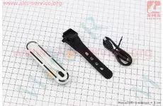 Ліхтар задній 60 lumen, Li-ion 3.7V 700mAh зарядка від USB, вологозахисний, JY-6085C