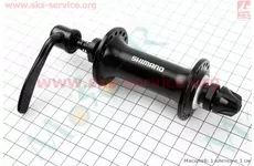 Втулка передня MTB алюмінієва 14Gx36H, кріп. ексцентрик, чорна HB-TX800