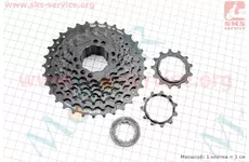 Касета 9зв. 32,28,24,21,19,17,15,13,11Т, чорна ACERA CS-HG200