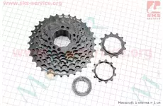 Касета 9зв. 32,28,24,21,19,17,15,13,11Т, чорна ACERA CS-HG200