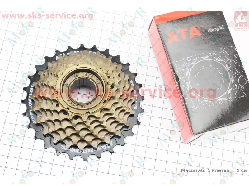 Фото 2 - Вольнобег 7зв. 28,24,22,20,18,16,14Т index, черно-бронзовый KDF-711