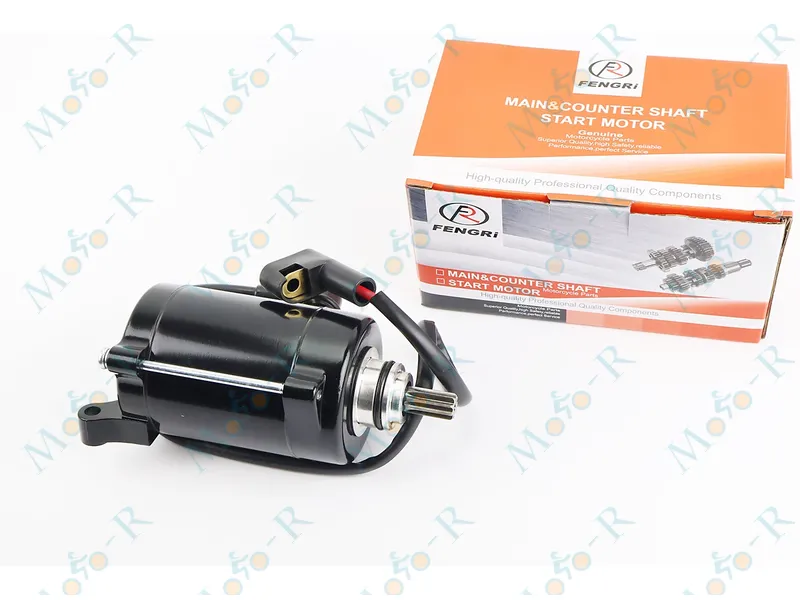 Фото 2 - Loncin JL200-68A Стартер у зборі (9 шліців) СВ, ЧОРНИЙ