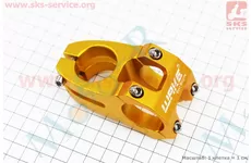 Винос керма MTB 28,6x31,8х40мм, алюмінієвий, золотистий