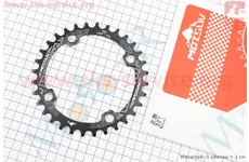 Зірка передня Narrow Wide 32Т (BCD:104мм) MTB, алюмінієва, чорна