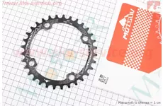 Зірка передня Narrow Wide 32Т (BCD:104мм) MTB, алюмінієва, чорна
