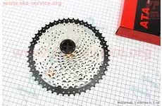 Касета 12зв. 50,42,36,32,28,24,21,19,17,15,13,11Т (трансмісія 1х12), сріблясто-чорна KDF-CS1250