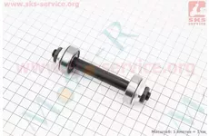 Вісь передня на MTB М10х108мм у зборі, пром-підшипники 6200 2RS, під ексцентрик, чорна