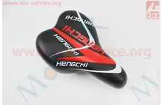 Сидіння на дитячий велосипед, чорно-червоно-біле HENGCHI AZ-296