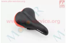Сидіння на MTB, чорно-червоне AVY-6753