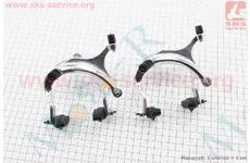 Гальмо ROAD V-brake заднє+переднє, хід колодки 58-75мм, кліщового типу, алюмінієві, AR-2006D