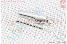 Подовжувач штока вилки 1 1/8” (28.6 мм)х120mm у зборі, алюмінієвий, сірий HR-117
