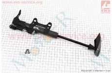 Пластмасовий насос з вузьким манометром, Т-ручкою, чорний SPM-1961P