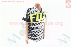 Футболка (Джерсі) для чоловіків M - (Polyester 100%), короткі рукави, вільний крій, сіро-чорна, НЕ оригінал, тип 2