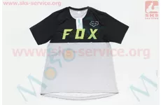 Футболка (Джерсі) для чоловіків M - (Polyester 100%), короткі рукави, вільний крій, чорно-сіра, НЕ оригінал