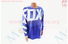 Футболка (Джерсі) для чоловіків L - (Polyester 100%), довгі рукави, вільний крій, синьо-біла, НЕ оригінал