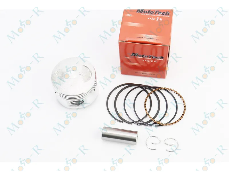 Фото 2 - Поршень к-кт 60cc 44мм +0,50 (палец 13мм)  Mototech