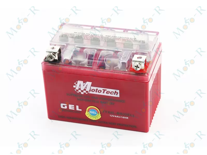 Фото 2 - Аккумулятор Mototech 12V4Ah YTX4L-BS GEL (L113*W70*H85mm) Mototech