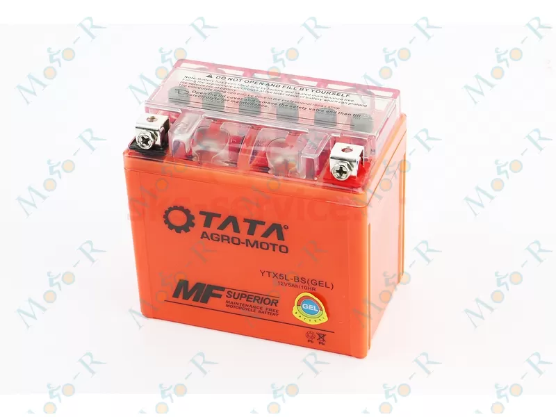 Фото 2 - Аккумулятор  12V5Ah UTX5L-BS GEL (L113*W70*H107mm) ТАТА