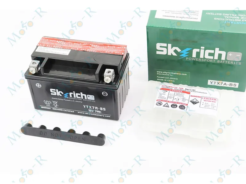 Фото 2 - Аккумулятор 12V7Ah YTX7A-BS кислотный (L150*W85*H90mm) Skyrich