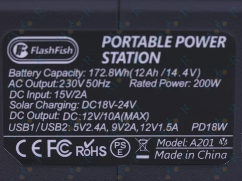 Фото 6 - Портативна зарядна станція A201 FlashFish 48000mAh 200W