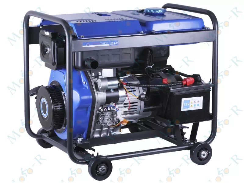 Фото 3 - Генератор дизель JM8500X(E) 6.0/6.5KW (однофазний+свічка розжарення) ТАТА