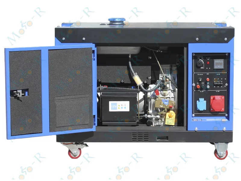Фото 5 - Генератор дизель JM10000TD 6.5/6.8KW (однофазний+свічка розжарення) безшумний ТАТА